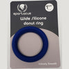 Spartacus WIDE SILICONE DONUT RING Blue 1.75 inch