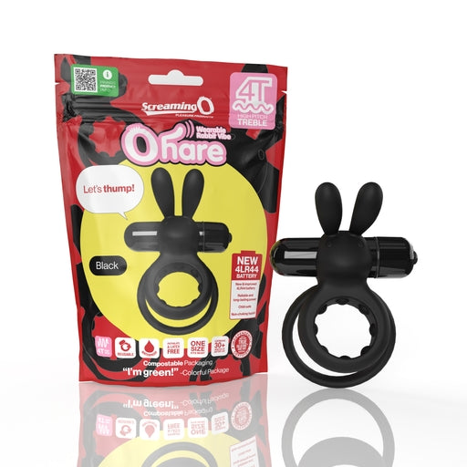 Screaming O 4T Ohare - Stretchy Wearable Vibrating Cock Ring with Soft and Flexible Clitoral Rabbit Ears 