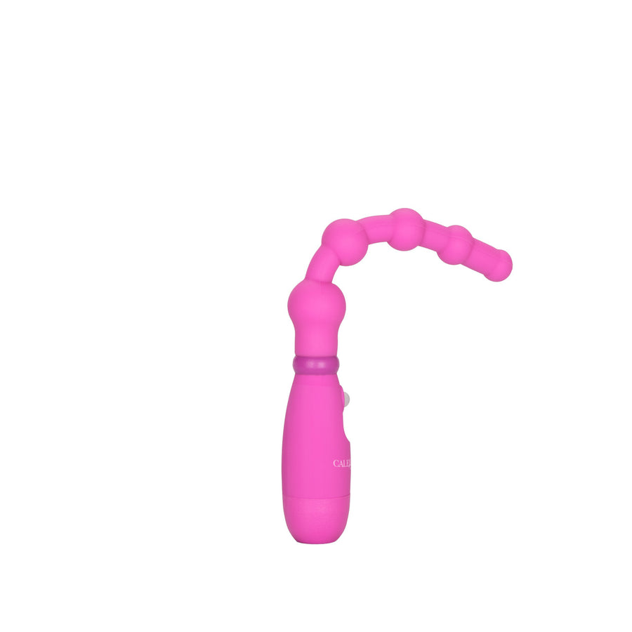CaleXOtics BOOTY CALL BOOTY FLEXER Flexible Silicone Vibrating Anal Beads Pink