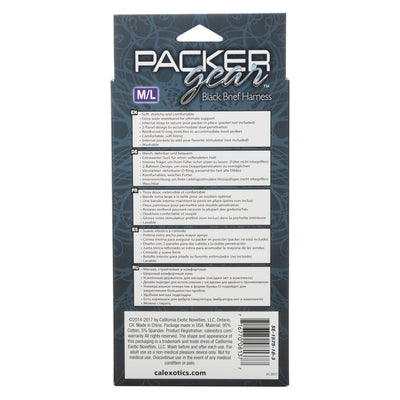 CaleXOtics Packer Gear BRIEF HARNESS M/L