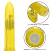 CaleXOtics SPARKLE Mini Vibe Yellow Sparkling Glitter Battery Powered Vibrator