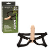 Calexotics PERFORMANCE MAXX LIFE-LIKE HOLLOW LIQUID SILICONE PENIS EXTENSION WITH STRAP-ON-HARNESS 