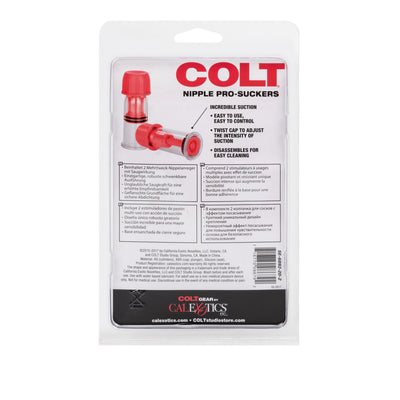 Colt NIPPLE PRO SUCKERS includes 2 Powerful Twist Suckers with Incredible Suction