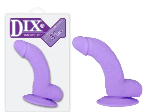 Dix Realistic Dong with Balls and Suction Cup 5 inch 