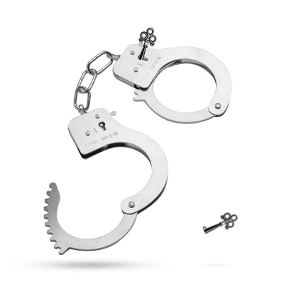 Easytoys METAL CUFFS Silver Solid Handcuffs