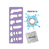 Nasstoys MY TEN ERECTION RINGS Lube + Tight Firm Ring 10 Pack Clear Cock Rings