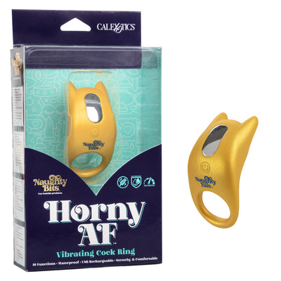 Naughty Bits HORNY AF Rechargeable Vibrating Cock Ring