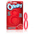 Screaming O OFINITY Stretchy Double Cock and Ball Ring Red