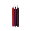 Velvetine DRIP CANDLES for safe sensual play 3 Pack