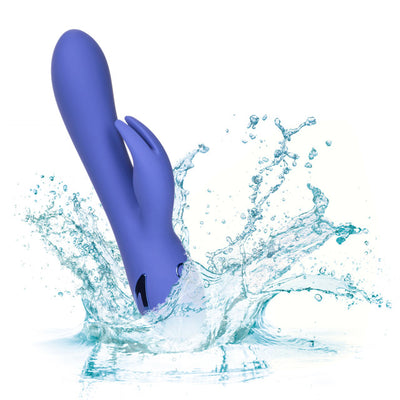California Dreaming BEVERLY HILLS BUNNY Rechargeable Rabbit Vibrator with Flickering Clitoral Teasers