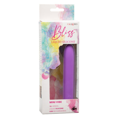 Bliss Liquid Silicone MINI VIBE Purple Vibrator