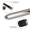Colt METAL ROD Smooth Multispeed Battery Powered Vibrator 6.25 inch Silver
