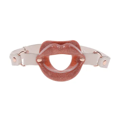 Sex & Mischief Silicone Lip Gag – Peach