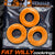 Oxballs FAT WILLY COCK RINGS 3 Pack Jumbo Rings Orange