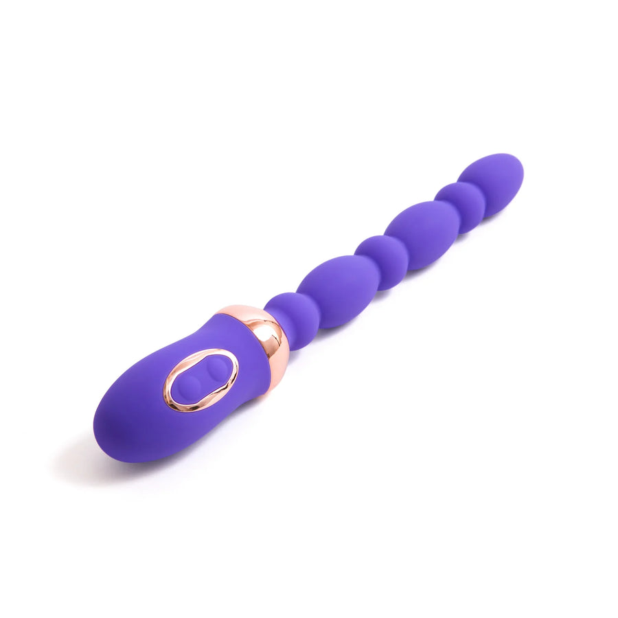 Nu Sensuelle FLEXII BEADS Flexible and Powerful Vibrating Beads for G Spot and Prostate Play Purple