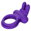 CaleXOtics DUAL ROCKIN' RABBIT RING Purple Vibrating Cock Ring