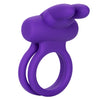 CaleXOtics DUAL ROCKIN' RABBIT RING Purple Vibrating Cock Ring