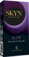 SKYN ELITE Ultra Thin and Ultra Soft Non Latex Condoms 6 Pack