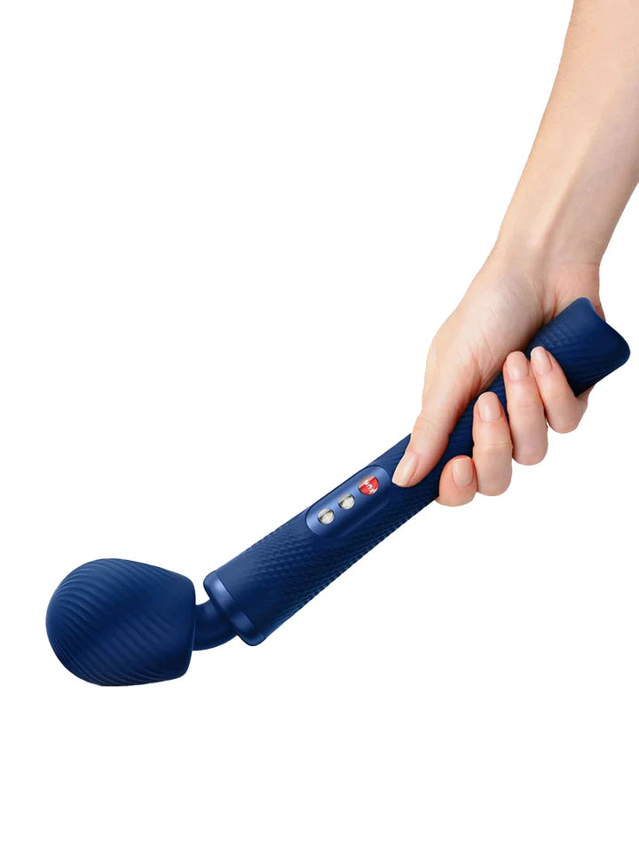 Fun Factory VIM Rumbly Rechargeable Body Wand Massager Midnight Blue