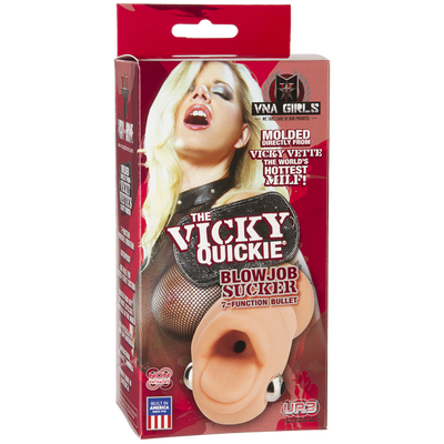 Signatures Strokers THE VICKY QUICKIE Vicky Vette MILF BLOWJOB SUCKER Vibrating Mouth Male Masturbator