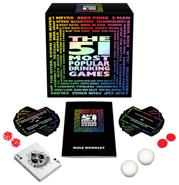 51 Most Popular Drinking Games by Kheper Adult Games