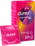 Durex PLEASURE ME Dotted and Ribbed for Extra Stimulation 12 Regular Fit Condoms