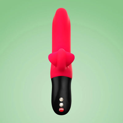 Fun Factory BI STRONIC FUSION Thrusting Pulsating Hands Free Vibrator includes Free Toybag