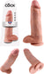 Pipedream King Cock Giant Realistic Dildo with Balls and Suction Cup Mount Base 12 inch Flesh