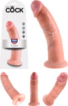 Pipedream King Cock Thick Realistic Dildo with Suction Cup Mount Base 9 inch