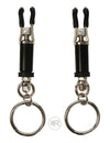 Master Series AMULET DVICE ADJUSTABLE BARREL NIPPLE CLAMPS WITH O RING