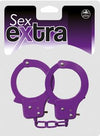 NMC Sex Extra Purple Metal Cuffs Handcuffs Wrist Restraints