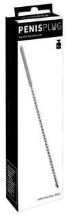 Orion PenisPlug Dip Stick Ripped Stainless Steel Urethral Dilator Ø 8 mm