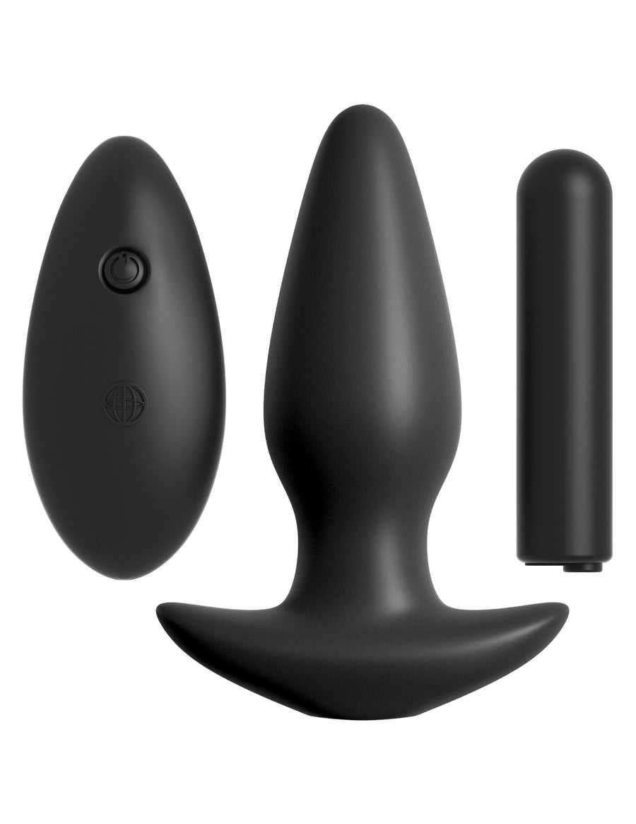 Pipedream Anal Fantasy Collection Remote Control Silicone Plug Rechargeable Anal Vibrator