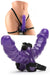 Pipedream Fetish Fantasy Series Double Delight Strap On Double Ended Dildo Kit 13 inch Purple