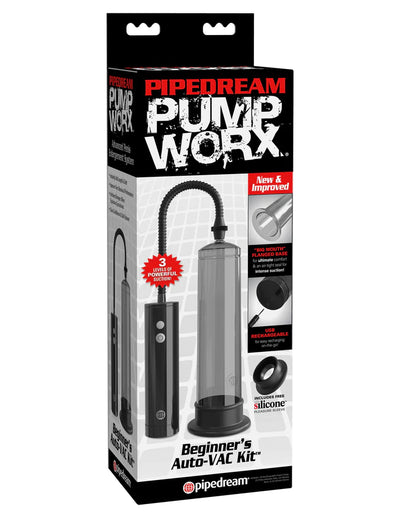 Pipedream Rechargeable Beginners Auto Vac Penis Pump Kit