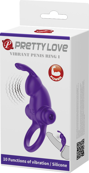 Beaded Luv Vibrating Cock Ring Clitoris Tickler