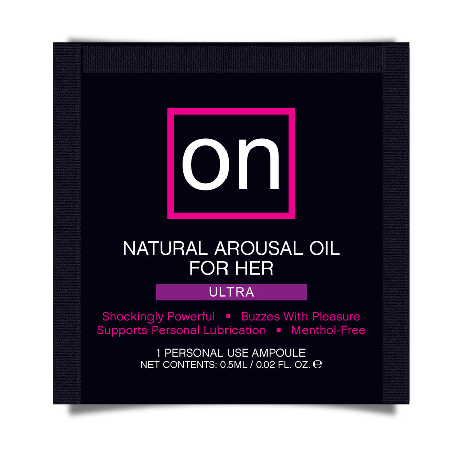 Sensuva ON ULTRA Natural Arousal Orgasm Oil Single Use Ampoule  0.5ml