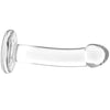 Spartacus Blown Glass Basic Curve G-spot and P-Spot Dildo 6 inch