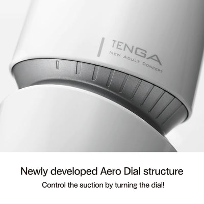Tenga AERO Silver Ring Reusable Suction Control Male Masturbator
