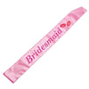 Bachelorette Bridesmaid Flashing Pink Sash 