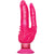 Pipedream Wall Banger Waterproof Double Penetrator Vibrator with Suction Cup 9 inch Pink