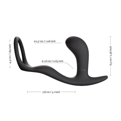 Fun Factory BOOTIE RING Silicone Prostate Butt Plug with Cock Ring