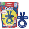 Screaming O 4B Ohare - Stretchy Wearable Vibrating Cock Ring with Soft and Flexible Clitoral Rabbit Ears Blue