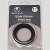 Spartacus WIDE SILICONE DONUT RING Black 1.5 inch