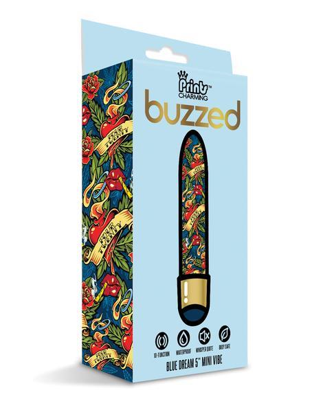 Prints Charming Buzzed 5" Mini Vibe blue dreams