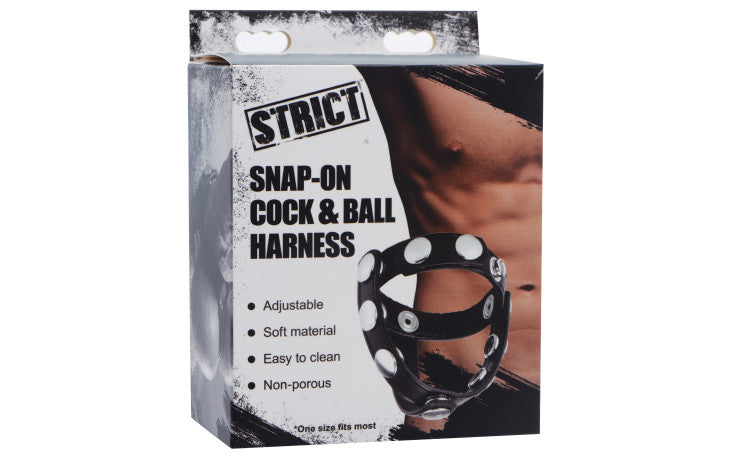 Snap-On Cock And Ball Harness