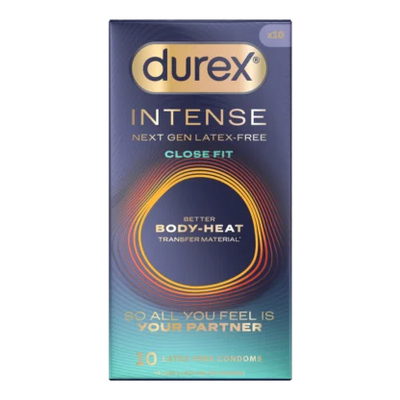 Durex Intense Next Gen Latex-Free Close Fit Condoms 10 Pack