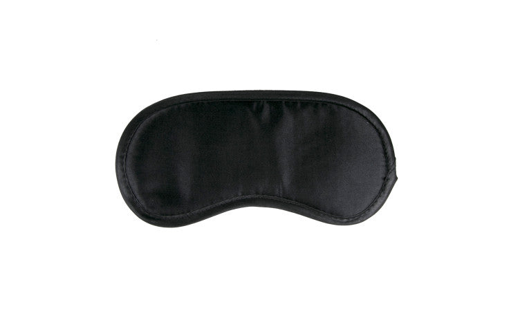 Black Satin Eye Mask