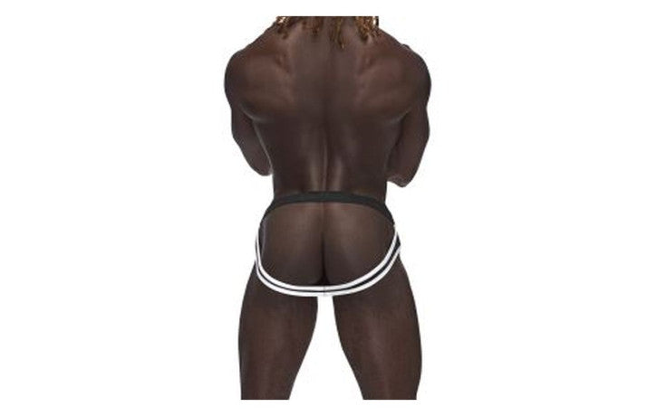 Male Power Sport Mesh Jock Black