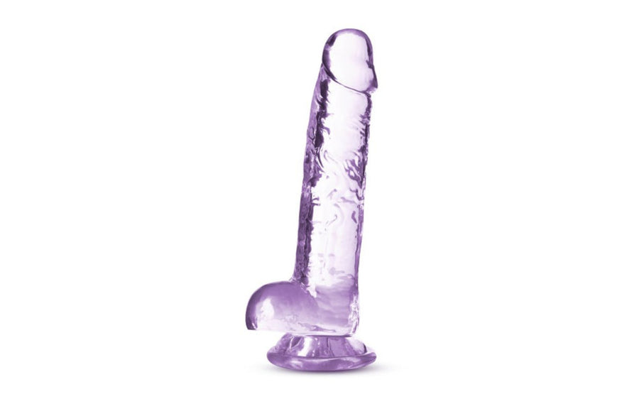 Naturally Yours 7" Crystaline Dildo Amethyst